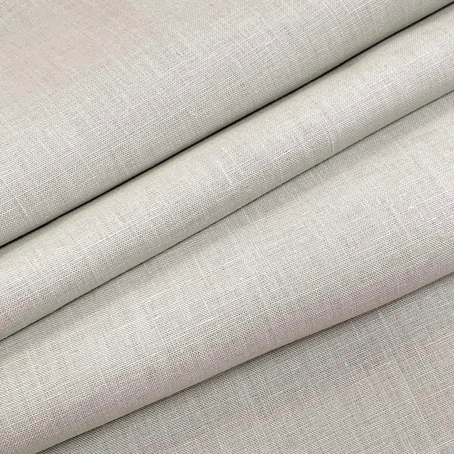 Emma Linen Grey by Magnolia Designer Fabric - 100 % Linen India 20000 Horizontal: 0 and Vertical: 0 54" - Swanky Fabrics -