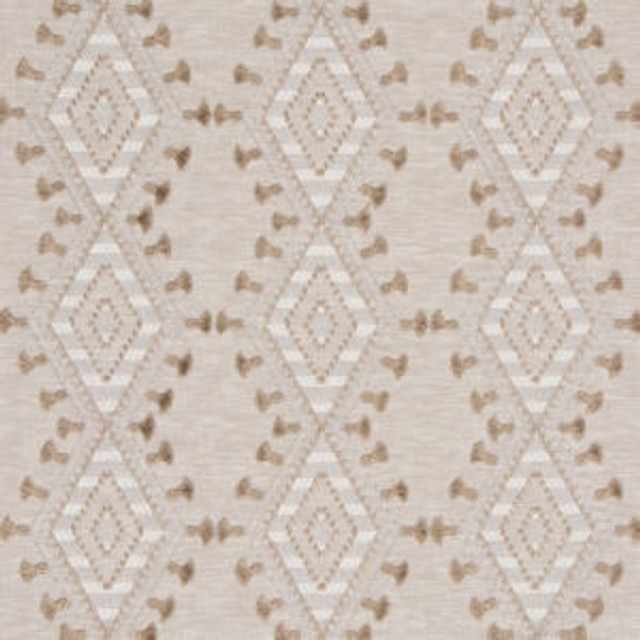 Grove Flaxen by Norbar Designer Fabric PANDORA 71% POLYESTER 29% COTTON INDIA 6 1/4"V 6 1/2"H 54 - Swanky Fabrics -