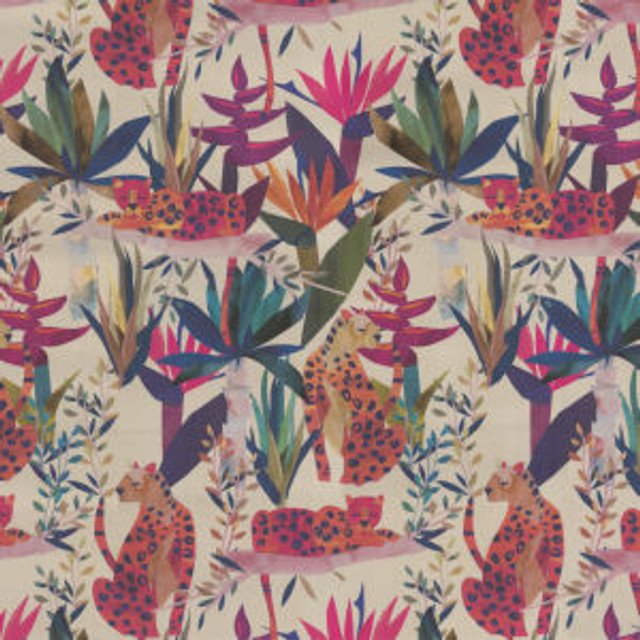 Landau Violet by Norbar Designer Fabric SUNTASTIC 100% ACRYLIC ITALY 20 3/4"V 13 7/8"H 63 - Swanky Fabrics -
