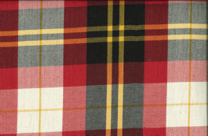 Leo Rouge 324 by Norbar Designer Fabric MACBETH 100% COTTON INDIA 9"V 9"H 54 - Swanky Fabrics -