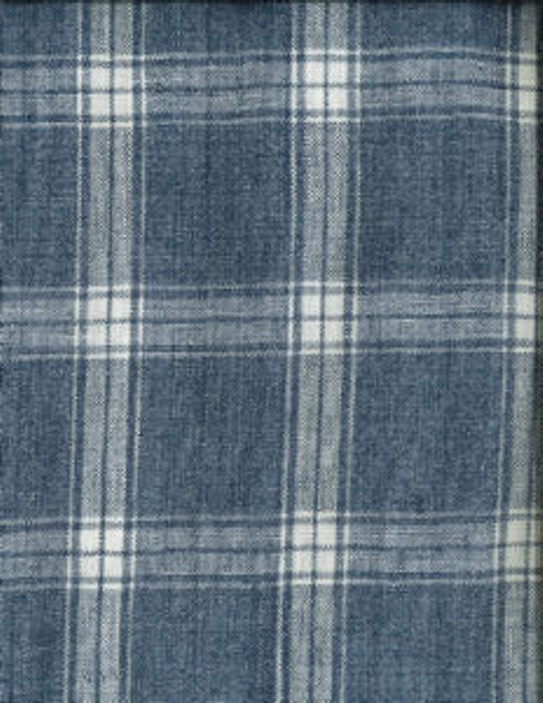 Presley Dusk 466 by Norbar Designer Fabric LINCHEX 100% LINEN INDIA 3 3/8"V 3 3/8"H 54 - Swanky Fabrics -