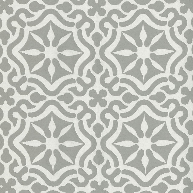 Tilework 902 Cinder by SolarShade Designer Fabric 100% Solution Dyed Polyester CN 20,000 Double Rubs (Wyzenbeek) </p><p>Repeat: Horizontal: 7.25 in. (18.4 cm) up the roll and Vertical: 7.37 in. (18.7 cm) across the roll 54 in. (137 cm) - Swanky Fabrics -