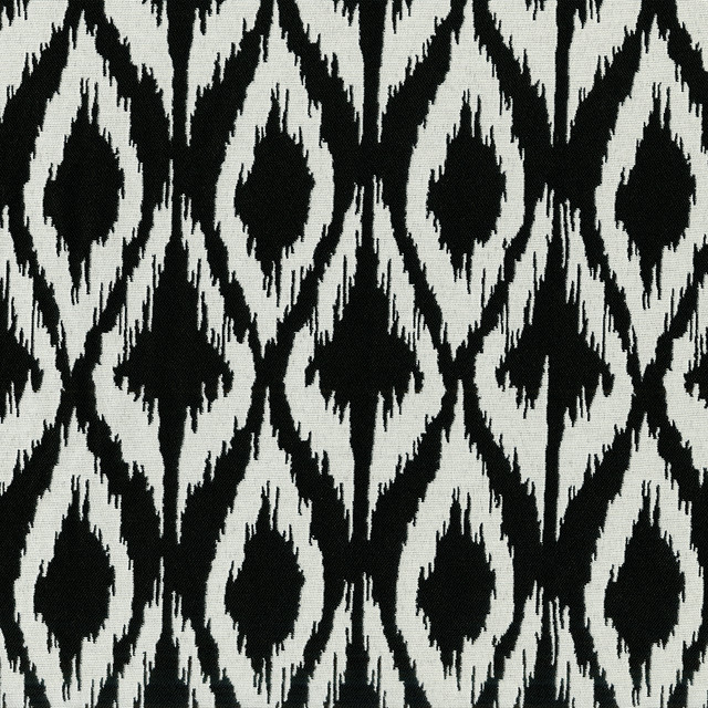 Tangier 909 Midnight by SolarShade Designer Fabric 100% Solution Dyed Polyester CN 20,000 Double Rubs (Wyzenbeek) </p><p>Repeat: Horizontal: 6.82 in. (17.3 cm) up the roll and Vertical: 10.16 in. (25.8 cm) across the roll 54 in. (137 cm) - Swanky Fabrics -