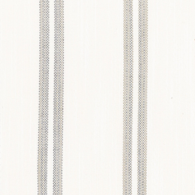 Lucy 3 Pongee by Stout Designer Fabric JUST STRIPES NATURAL/CHARCOAL 64%POL 33%COT 2%SVI 1%LIN USA CATB 117-2013 MARTINDALE WEAR TEST (35 000 CIRCULAR RUBS) Horizontal: 0.000 and Vertical: 5.000 54 in - Swanky Fabrics -