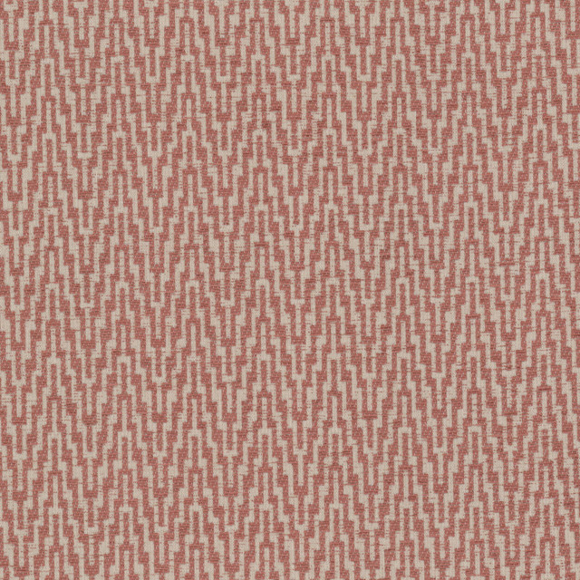 Tetzel 2 Terracotta by Stout Designer Fabric RAINBOW LIBRARY GINGER/POPPY 100%POL CHINA Horizontal: 1.500 and Vertical: 1.500 55 in - Swanky Fabrics -