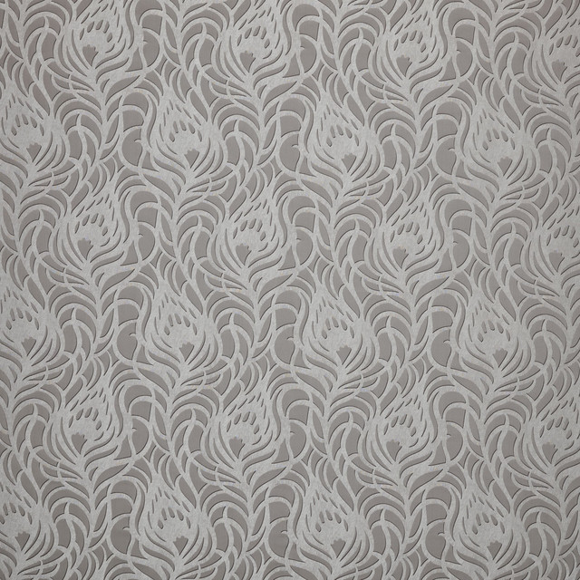 Angelica 3 Pewter by Marcus William Designer Fabric KAI/MARCUS WILLIAM ILLUSION 61%POL 39%COT INDIA Horizontal: 13.375 and Vertical: 17.000 55 in - Swanky Fabrics -