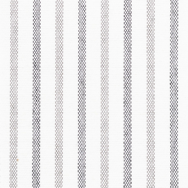 Duty 2 Salt/Pepper by Stout Designer Fabric JUST STRIPES NATURAL/CHARCOAL 60%COT 40%POL USA PERFORMANCE RATED FABRIC FLAME RETARDANT-U.F.A.C. CLASS 1 CATB 117-2013 WYZENBEEK 100 000 DOUBLE RUB WEAR TEST (HEAVY DUTY) Horizontal: 0.000 and Vertical: 1.625 55.5 in - Swanky Fabrics -