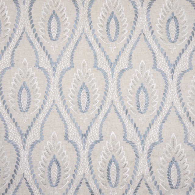 Lutz 5 Mineral by Stout Designer Fabric COMFORTABLE LIVING BAHAMA/CARIBBEAN 65%LIN 35%SVI %BEMB INDIA MARTINDALE WEAR TEST 60 000 CIRCULAR RUBS Horizontal: 6.625 and Vertical: 15.500 51 in - Swanky Fabrics -