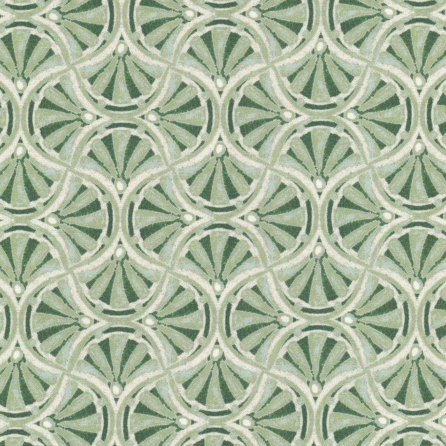 Bishop 1 Seamist by Stout Designer Fabric RAINBOW LIBRARY SAGE/CYPRESS 90%COT 10%LIN USA Horizontal: 2.750 and Vertical: 2.750 54 in - Swanky Fabrics -