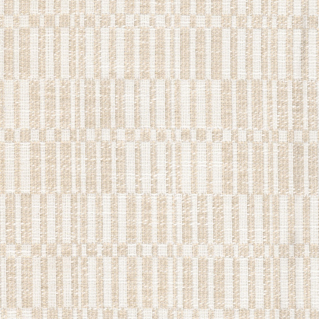 Akasha 3 Sand by Stout Designer Fabric LIVING IS EASY BONE/WHEAT 90%POL 10%COT INDIA Horizontal: 4.500 and Vertical: 5.250 54 in - Swanky Fabrics -