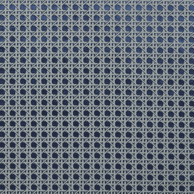 Miser 2 Sapphire by Marcus William Designer Fabric KAI/MARCUS WILLIAM MUSTIQUE 66%POL 34%COT TURKEY Horizontal: 1.500 and Vertical: 1.500 55 in - Swanky Fabrics -