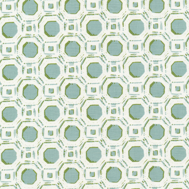 Ocala 3 Seaglass by Stout Designer Fabric RAINBOW LIBRARY VAPOR/SEAGLASS 58%LIN 42%COT INDIA Horizontal: 2.750 and Vertical: 2.750 54 in - Swanky Fabrics -