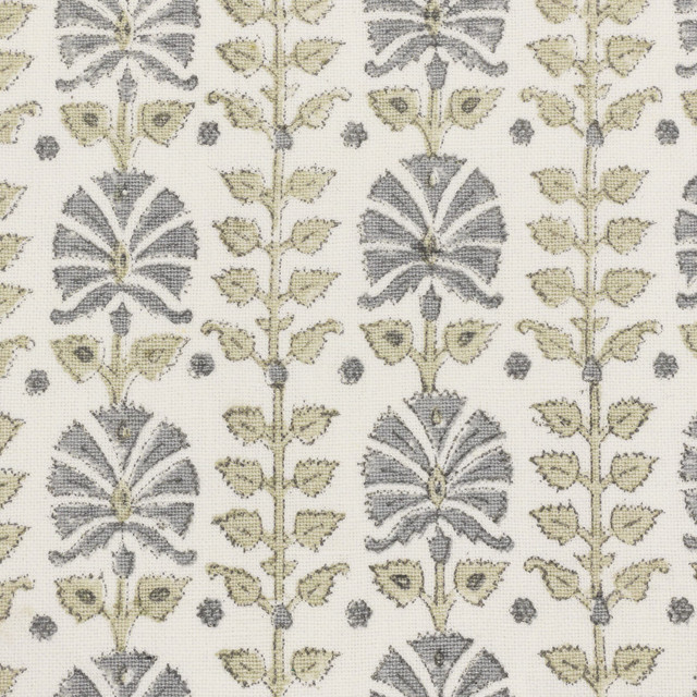 Varlet 3 Mushroom by Stout Designer Fabric COMFORTABLE LIVING LINEN/SHADOW 60%LIN 40%COT INDIA Horizontal: 3.375 and Vertical: 2.375 52 in - Swanky Fabrics -