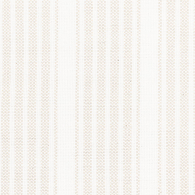 Lucayo 3 Fawn by Stout Designer Fabric JUST STRIPES NATURAL/CHARCOAL 65%POL 35%COT USA Horizontal: 0.000 and Vertical: 2.500 54 in - Swanky Fabrics -