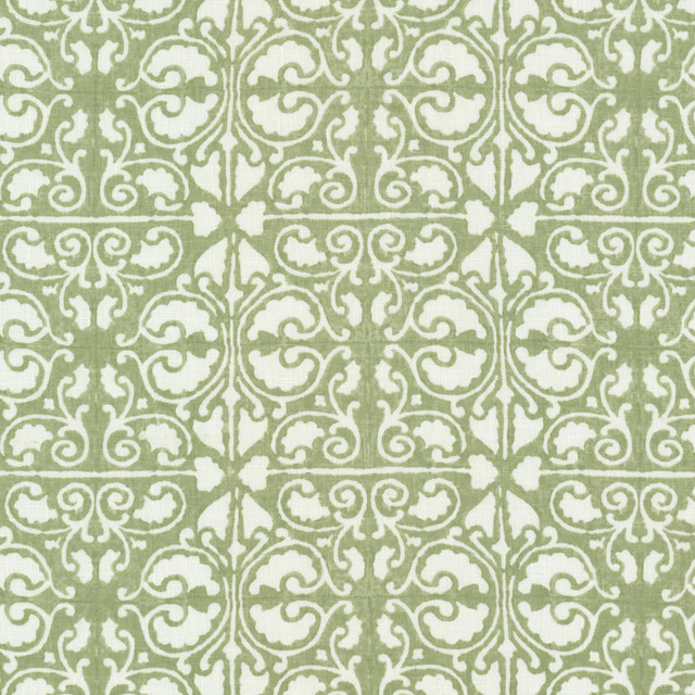 Meteor 3 Pistachio by Stout Designer Fabric RAINBOW LIBRARY SAGE/CYPRESS 68%POL 32%COT INDIA Horizontal: 13.500 and Vertical: 6.375 54 in - Swanky Fabrics -