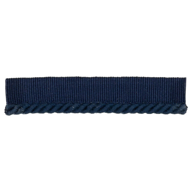 Midway Cord 2 Navy by Stout Designer Trim SMALL WONDERS TRIM 59%POL 41%ACR CHINA FLAME RETARDANT-N.F.P.A. 701 SMALL SCALE Horizontal: 0.000 and Vertical: 0.000 0.25 in - Swanky Fabrics -