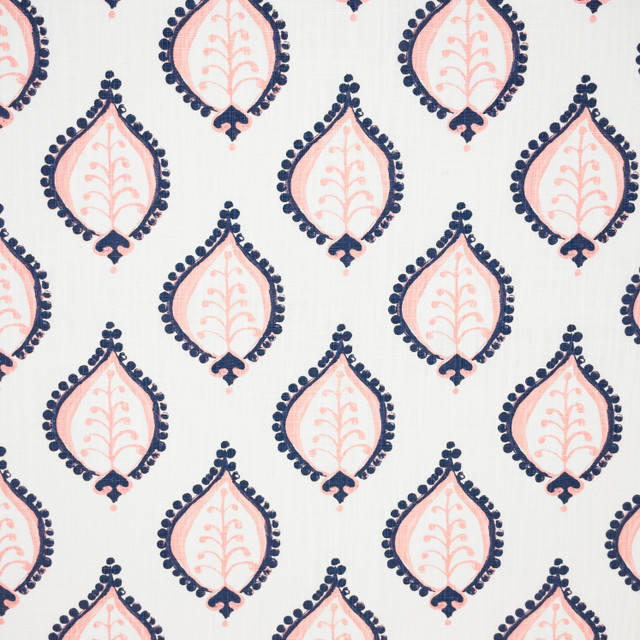 Gentle 7 Peach by Aoc Designer Fabric THE ART OF COLOR HERITAGE II 100%COT USA Horizontal: 6.625 and Vertical: 7.000 54 in - Swanky Fabrics -