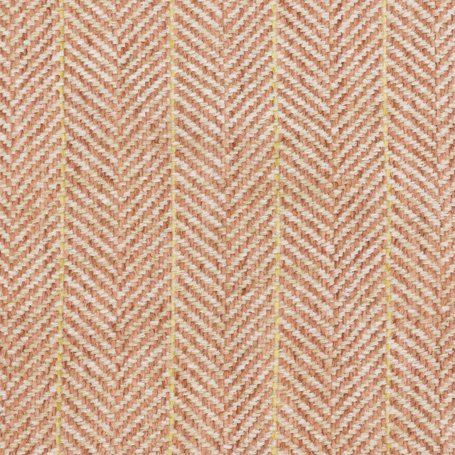 Wichita 1 Peach by Stout Designer Fabric COMFORTABLE LIVING QUARTZ/TILE 100%POL INDIA Horizontal: 1.750 and Vertical: 0.250 54 in - Swanky Fabrics -