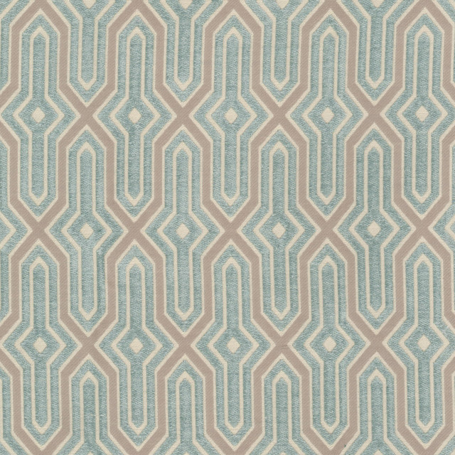 Poise 1 Opal by Stout Designer Fabric RAINBOW LIBRARY VAPOR/SEAGLASS 60%SVI 24%POL 16%COT INDIA Horizontal: 2.750 and Vertical: 6.000 54 in - Swanky Fabrics -