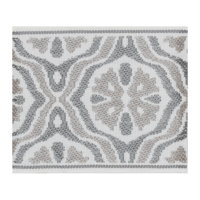 Balas Tape 4 Pewter by Stout Designer Trim SMALL WONDERS TRIM 51%SVI 49%POL CHINA Horizontal: 3.000 and Vertical: 0.000 3 in - Swanky Fabrics -