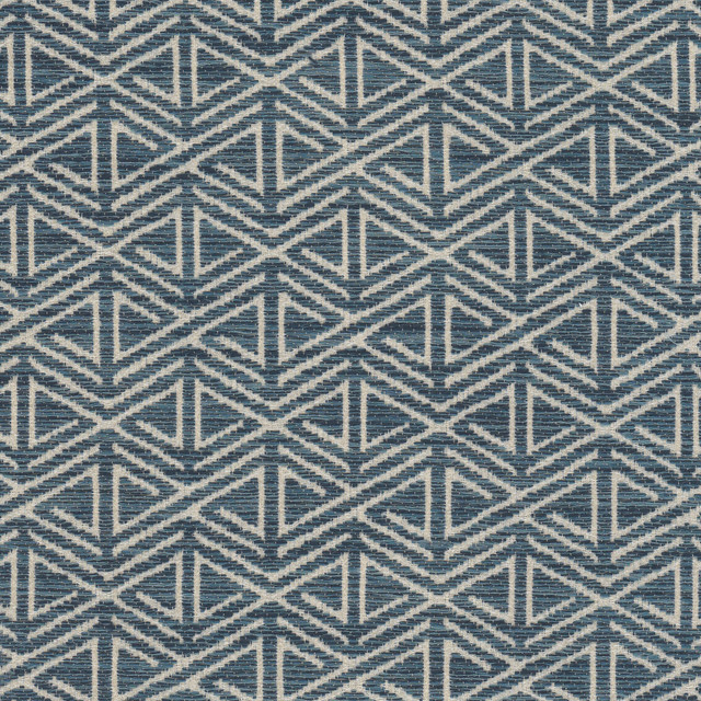 Napier 1 Lake by Stout Designer Fabric LIVING IS EASY DELFT/INDIGO 100%POL CHINA PERFORMANCE RATED FABRIC WYZENBEEK 50 000 DOUBLE RUB WEAR TEST (HEAVY DUTY) Horizontal: 1.750 and Vertical: 1.875 56 in - Swanky Fabrics -