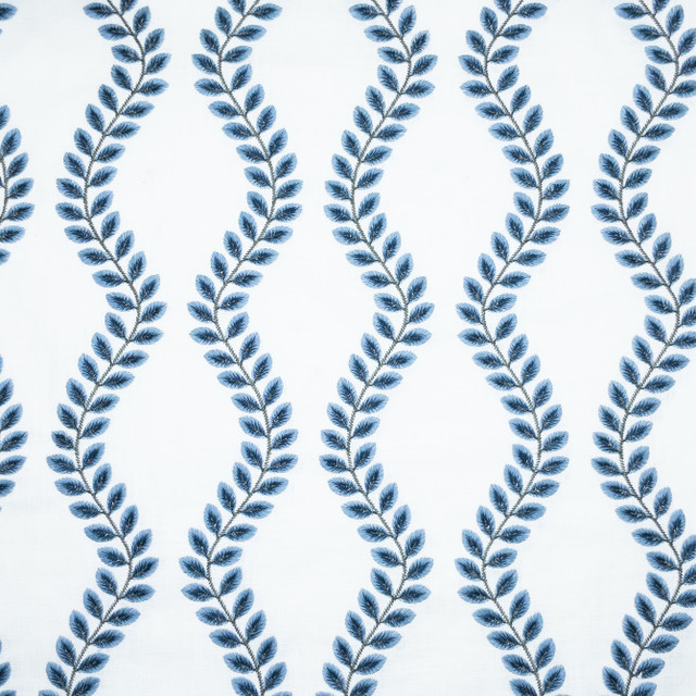 Atlas 2 Blueberry by Stout Designer Fabric COMFORTABLE LIVING HAZE/NAVY 100%COT %VEMB INDIA FLAME RETARDANT-N.F.P.A. 701 SMALL SCALE Horizontal: 8.500 and Vertical: 7.875 51 in - Swanky Fabrics -