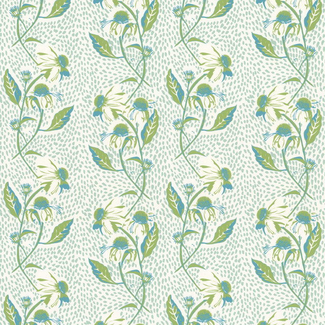 W08Vl Miller 1 Aqua by Aoc Designer Wallcovering ART OF COLOR HERITAGE WALLPAPER II 100%PA USA FLAME RETARDANT-CA BULLETIN 117-CLASS 1 WYZENBEEK 15 000 DOUBLE RUB WEAR TEST (HEAVY DUTY) CATB 117-2013 Horizontal: 9.000 and Vertical: 6.250 27 in - Swanky Fabrics -