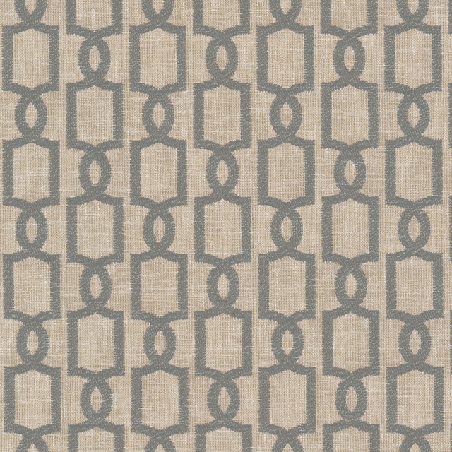 Byecroft 1 Shadow by Stout Designer Fabric RAINBOW LIBRARY ALMOND/GRANITE 67%POL 33%COT INDIA Horizontal: 3.375 and Vertical: 3.000 54 in - Swanky Fabrics -
