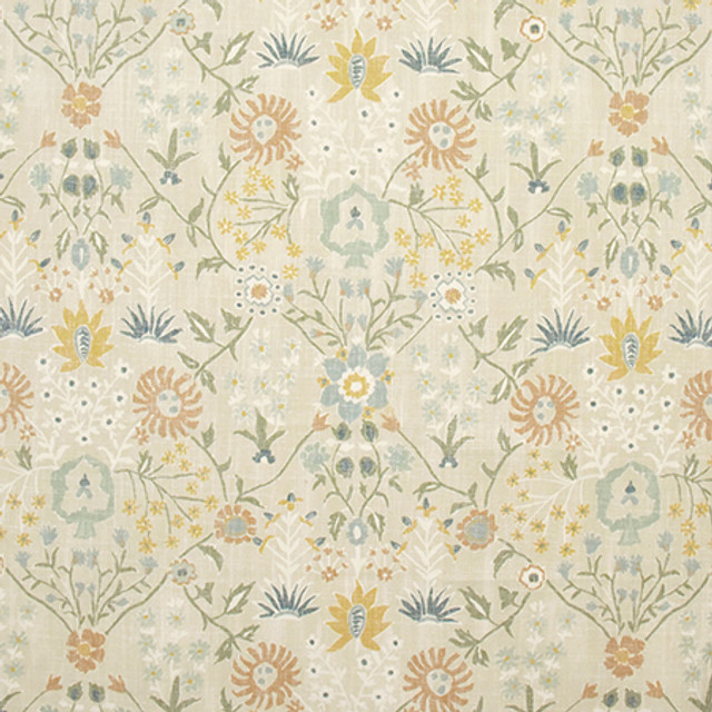 Day Of Magic Spring by Carole Designer Fabric Artisan 69% Polyester, 23% Viscose, 8% Linen CHINA 12,000 Wyzenbeek Double Rubs 27" V, 27" H 55" - Swanky Fabrics -