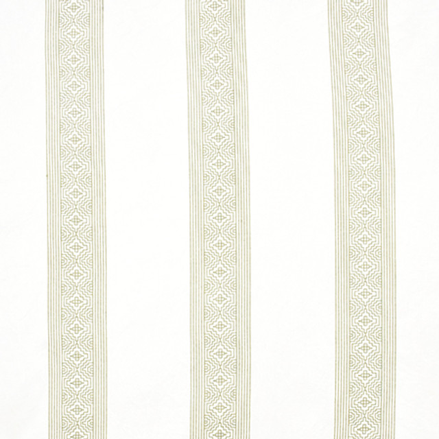 Sleek Street Olive by Carole Designer Fabric Artisan 54% Linen, 46% Cotton INDIA 7,000 Martindale Circular Rubs 2" V, 6 1/4" H 54" - Swanky Fabrics -