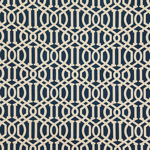 Cant Say No Navy by Carole Designer Fabric Dawn & Dusk 70% Cotton, 30% Linen China 15,000 WYZENBEEK DOUBLE RUBS 8" V, 4 1/2" H HD 54" - Swanky Fabrics -