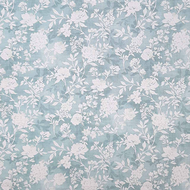 Calming Breath Dream Blue by Carole Designer Fabric Dewdrop 75% Cotton, 25% Linen-Soil Repellent Pakistan 17,000 WYZENBEEK DOUBLE RUBS 25" V, 13 1/4" H HD 54" - Swanky Fabrics -