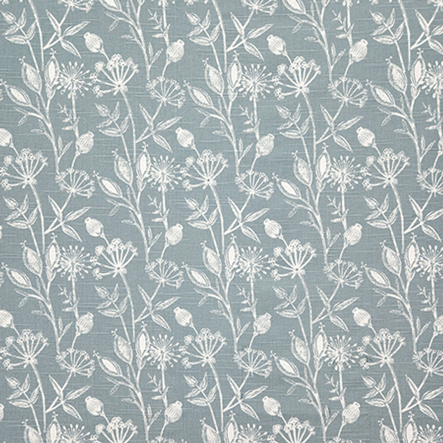 Takes All Kinds Shy Blue by Carole Designer Fabric Dewdrop 100% Cotton Pakistan 30,000 WYZENBEEK DOUBLE RUBS 13 1/2" V, 13 1/4" H 54" - Swanky Fabrics -