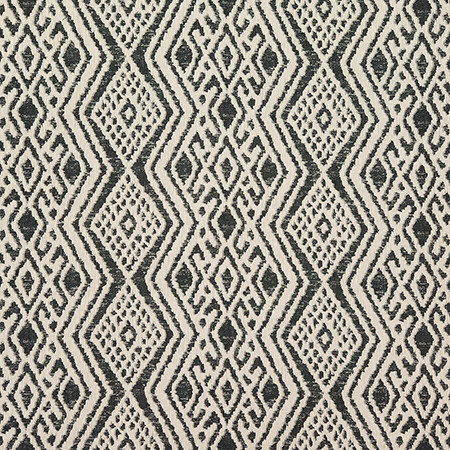 Double Sided Charcoal by Carole Designer Fabric Earth & Stone 79% Cotton, 21% Polyester India N/A 7 7/8" V, 13 3/8" H 52.75" - Swanky Fabrics -
