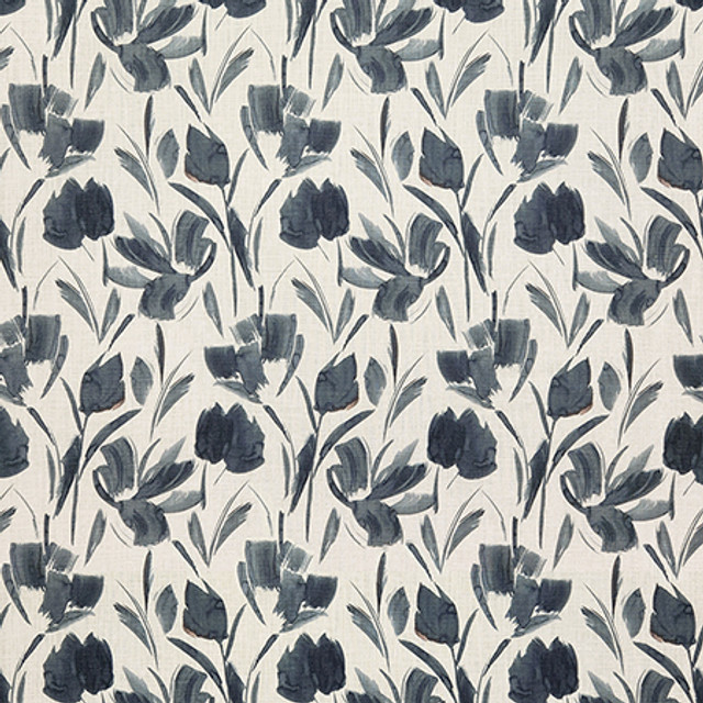 Gentle Garden Dusk by Carole Designer Fabric Earth & Stone 100% Cotton India 10,000 WYZENBEEK DOUBLE RUBS 26 1/2" V, 13 1/2" H 54" - Swanky Fabrics -