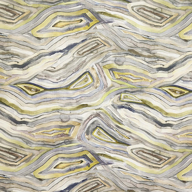 In The Layers Slate by Carole Designer Fabric Evergreen 100% Cotton India 10,000 WYZENBEEK DOUBLE RUBS 26 1/2" V, 26 1/2" H 54" - Swanky Fabrics -