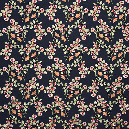 Chance For Us Noir by Carole Designer Fabric Harvest 60% Cotton, 30% Polyester, 10% Linen India N/A 9 1/4" V, 10 5/8" H 51.5" - Swanky Fabrics -