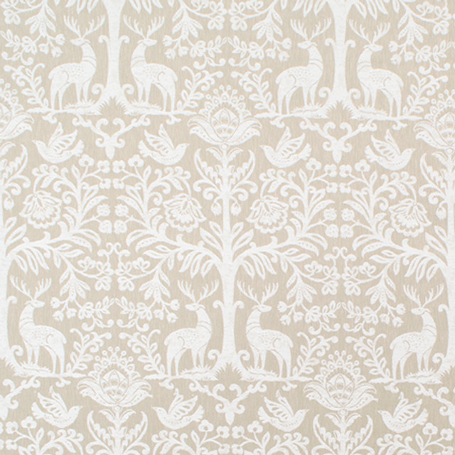 Deer Ridge Vintage Linen by Carole Designer Fabric Harvest 84% Polyester, 16% Cotton India 100,000 Wyzenbeek Double Rubs 32 1/4" V, 13 1/4" H 54.5" - Swanky Fabrics -