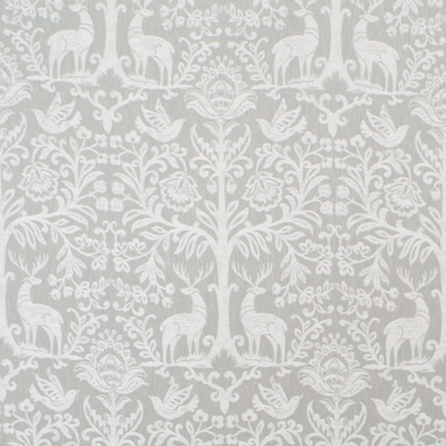 Deer Ridge Urban Grey by Carole Designer Fabric Moonstone 84% Polyester, 16% Cotton India 100,000 Wyzenbeek Double Rubs 32 1/4" V, 13 1/4" H 54.5" - Swanky Fabrics -