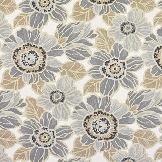 Ground Up Sand by Carole Designer Fabric Moonstone 100% Cotton-Soil Repellent Usa 50,000 Wyzenbeek Double Rubs 27" V, 27" H 56.5" - Swanky Fabrics -
