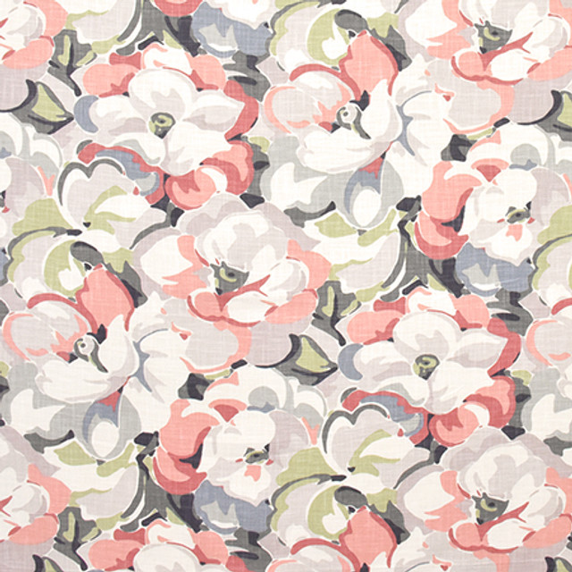 World Of Beauty Blossom by Carole Designer Fabric Prisma 100% Cotton-Stain Resistant PAKISTAN 50,000 Wyzenbeek Double Rubs 25" V, 27 1/4" H HD 55.25" - Swanky Fabrics -