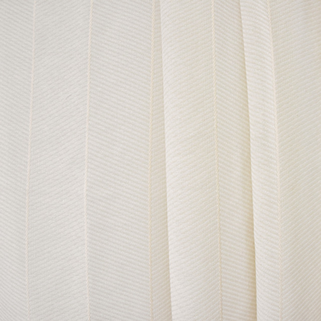 Near Miss Parchment by Carole Designer Fabric Sheer Luxury 100% Polyester TURKEY N/A 6 3/4" V, 2 1/4" H 118" - Swanky Fabrics -