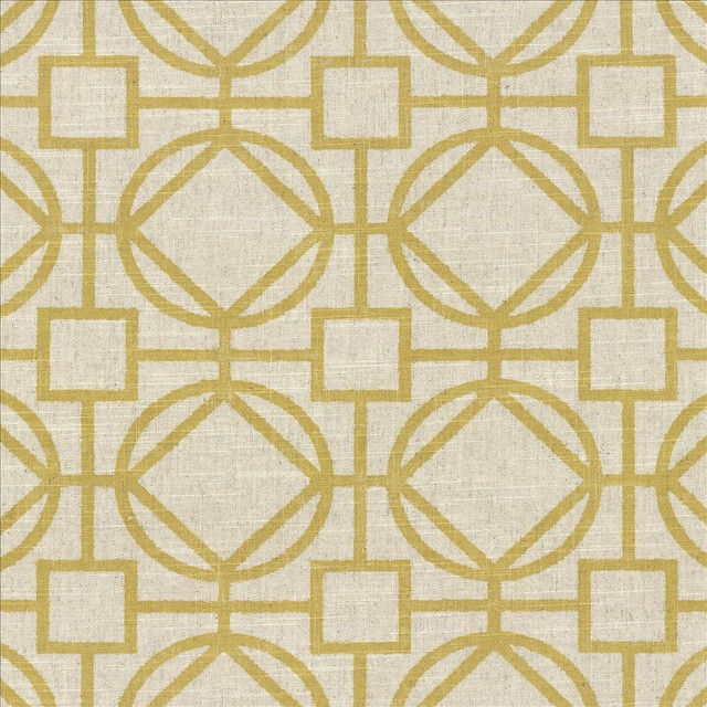 Changa Lemon  by Kasmir Designer Fabric 5086 70% Cotton 30% Linen  USA  </p><p>Repeat: Horizontal: 7 inches and Vertical: 6 5/8 inches 54  - Swanky Fabrics -