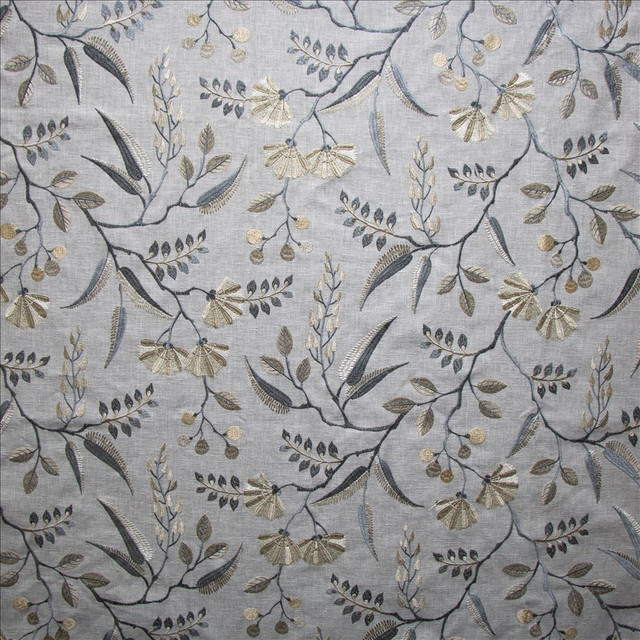 Lucera Shadow  by Kasmir Designer Fabric 1476 52% Cotton 48% Polyester  INDIA  </p><p>Repeat: Horizontal: 25 4/8 inches and Vertical: 18 7/8 inches 51  - Swanky Fabrics -