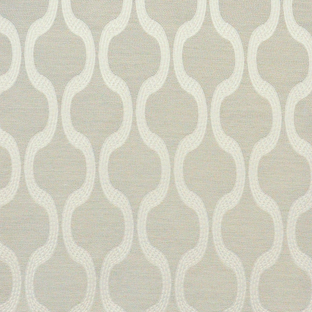 CYRUS 212 OYSTER by Maxwell Designer Fabric COLOR THEORY-VOL.VI ALABASTER 100% POLYESTER INDIA  V-5"H-3" 54.7"  - Swanky Fabrics -