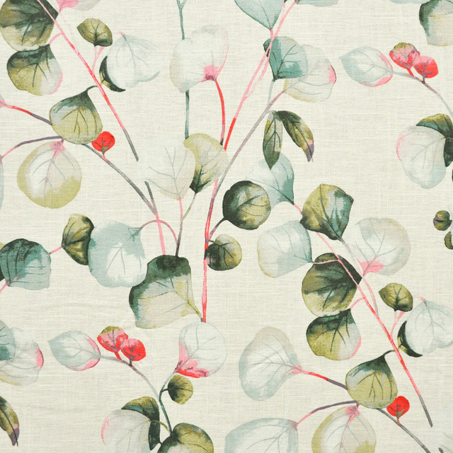 NIGHTSHADE 627 SPRUCE by Maxwell Designer Fabric COLOR THEORY-VOL.VI EDEN 55% LINEN/45% VISCOSE UNITED KINGDOM  V-25"H-27" 53"  - Swanky Fabrics -