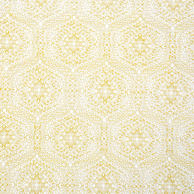 PORTO 611 WHEAT by Maxwell Designer Fabric COLOR THEORY-VOL.VI EDEN 80% POLYESTER/20% COTTON INDIA  V-12.5"H-8.75" 54"  - Swanky Fabrics -