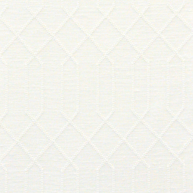 VARANASI 556 PLASTER by Maxwell Designer Fabric SHEER PATHS 100% POLYESTER TURKEY  V-6.1" H-2.1" 118" EMB. WIDTH 110"  - Swanky Fabrics -