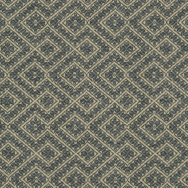 Eastwood Indigo 411700 by PKL Studio Designer Fabric 77% Polyester. 21% Viscose, 2% Linen India 51000 Horizontal: 2.6 and Vertical: 3.6 54 - Swanky Fabrics -