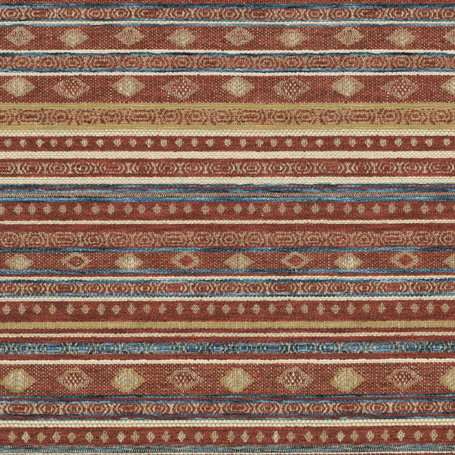 Trailhead Stripe Tamale 412833 by PKL Studio Designer Fabric 82% polyester, 18% cotton India 51000 Horizontal: 3.38 and Vertical: 15.5 54 - Swanky Fabrics -